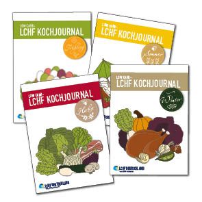 LOW CARB - LCHF Kochjournale 4-Jahreszeiten-Bundle 2015 - Restbestand